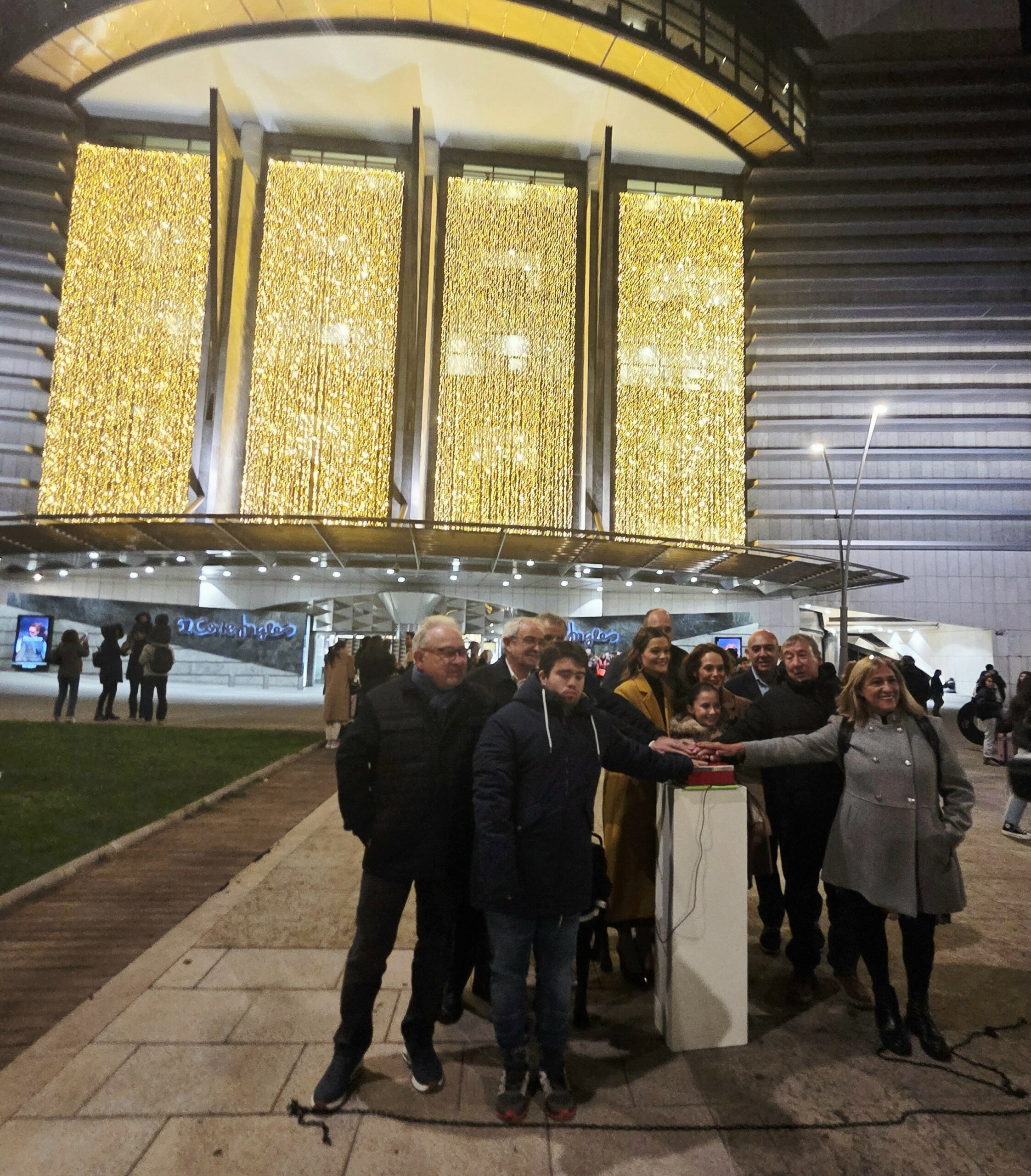 Coro en Corte Inglés Navidad 2025