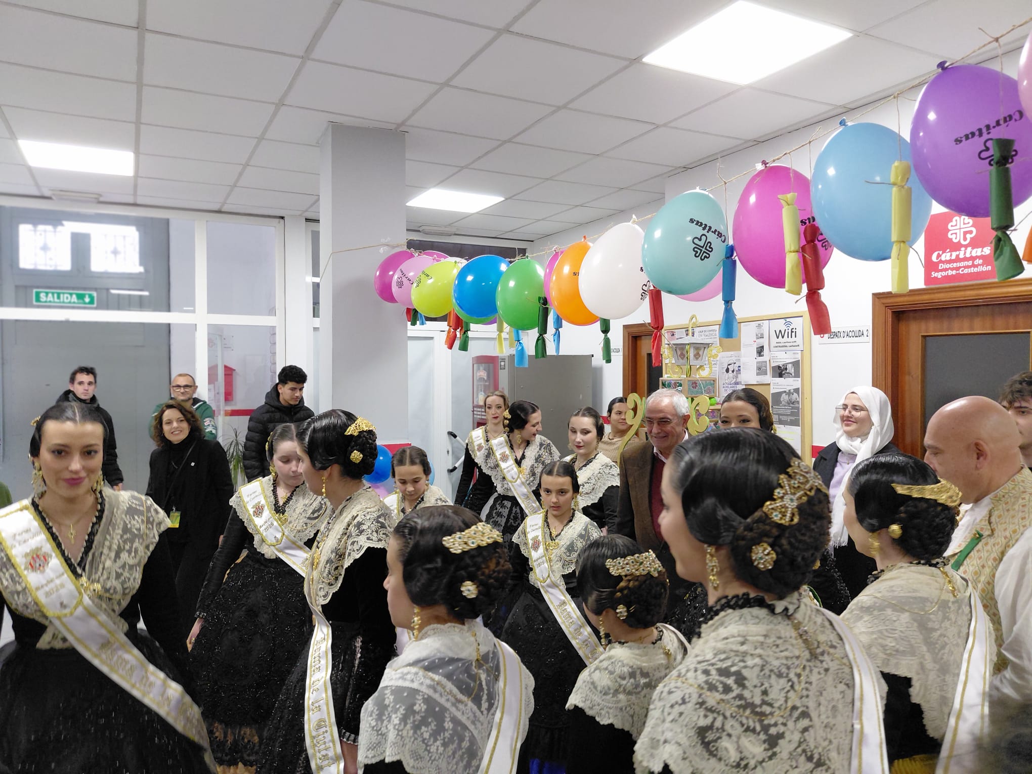 Visita Reinas 2026. Globos