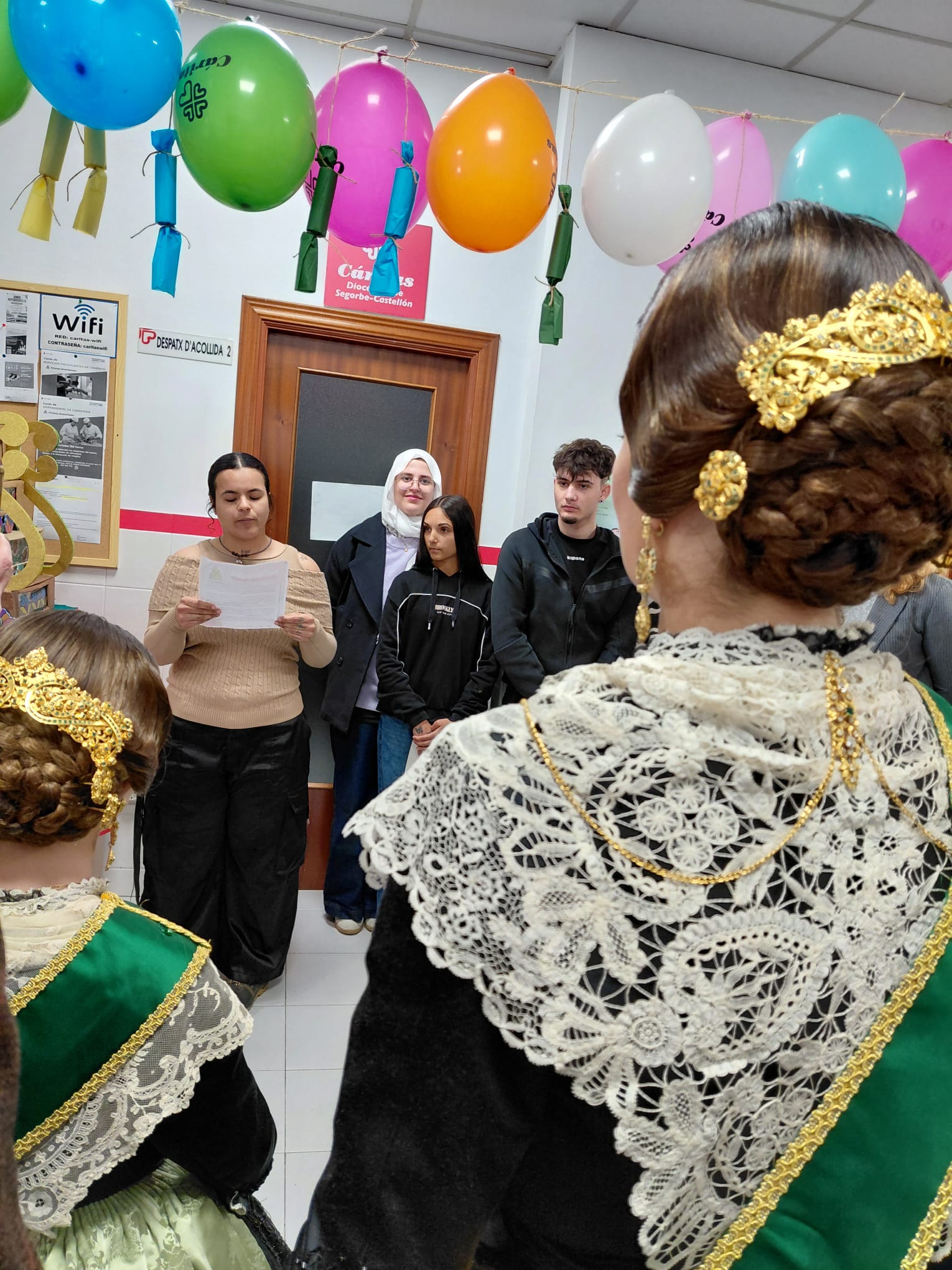 Visita Reinas 2026. Lectura gaiata