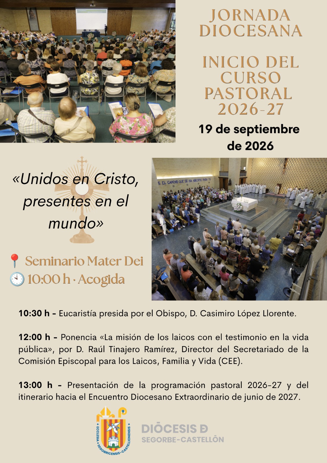 Cartel Inicio Curso Pastoral 2026-27